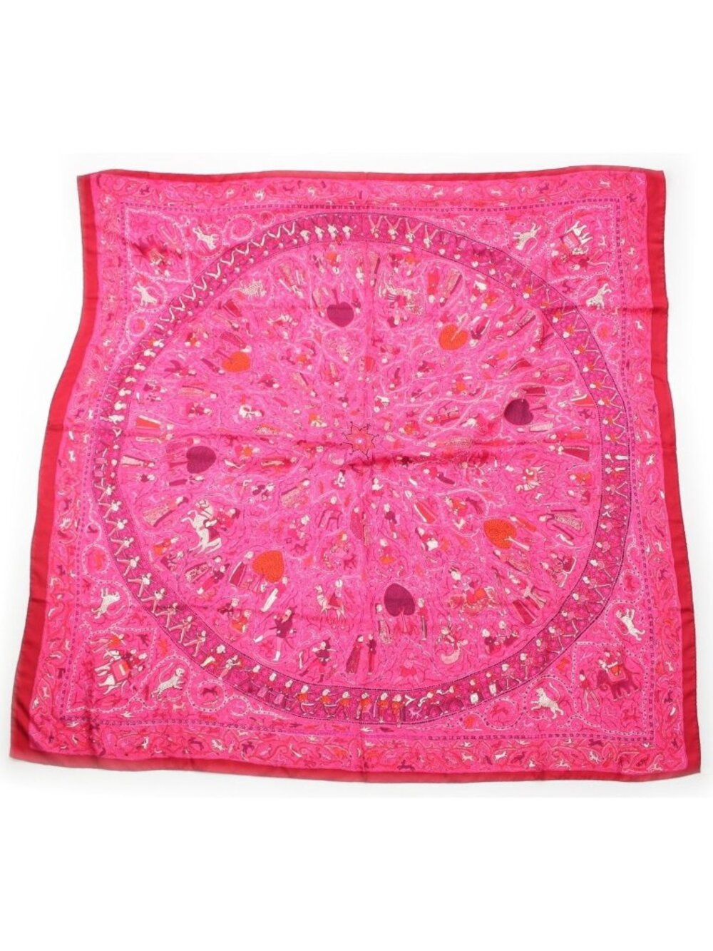 Hermes Carre Silk Avec L'aimable Autorisation du Lalbhai Dalpatbhai Institute